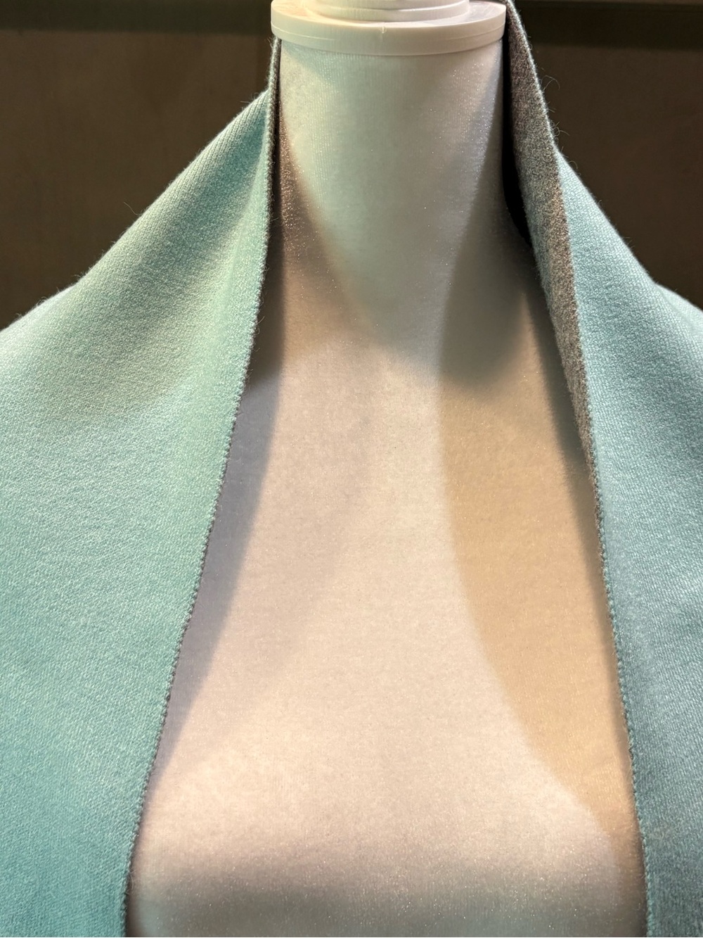 Unique Blue Embroidered Shrug Shawl Cardigan Wrap - Picture 4 of 11